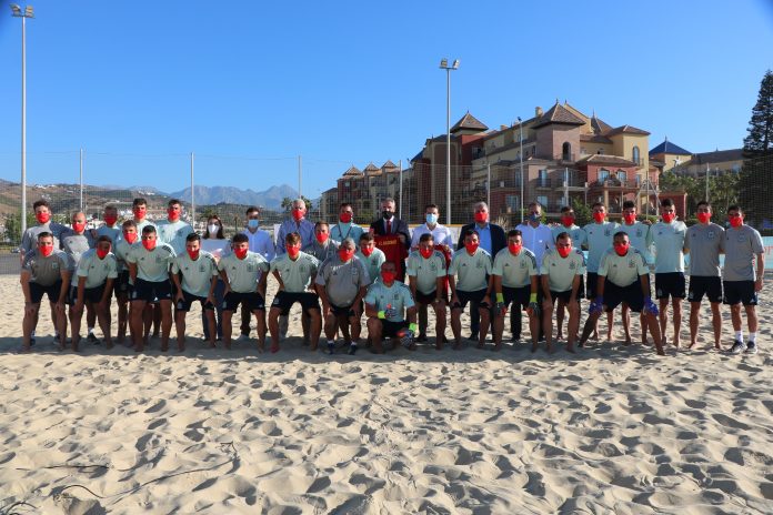 La selección española de fútbol en la Costa del Sol-Axarquía