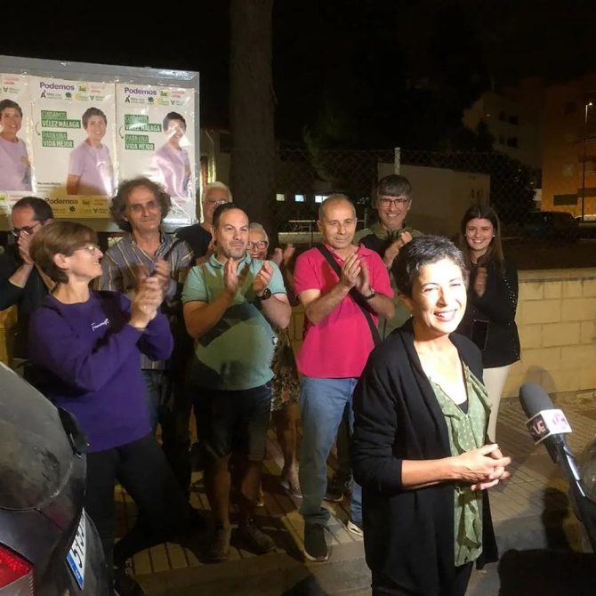 Mercedes Muñoz Portillo, de la coalición Izquierda Unida y Podemos.